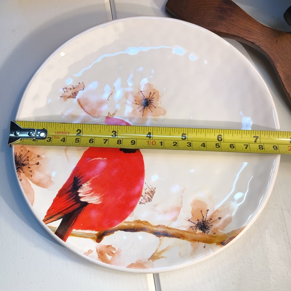 Wild Bird Plates Cardinal Bluebird Designs NWT Set of 2 by Giftcraft Collection - Picture 9 of 13